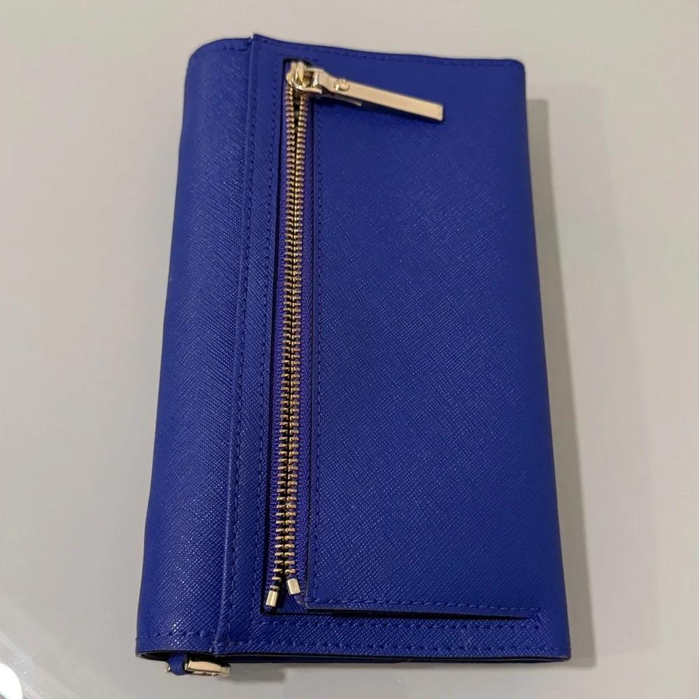 Kate Spade Billfold Wallet/Purse/Clutch Dodger Blue - Picture 6 of 9